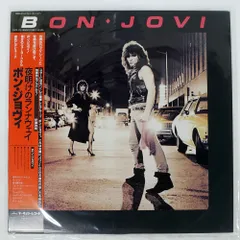 帯 国内盤 ボンジョヴィ/夜明けのランナウェイ/MERCURY 25PP119 LP