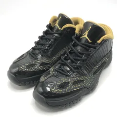 【中古】NIKE AIR JORDAN11 Retro Low IE Black Metallic Gold スニーカー 26.5cm 316318-071 ブラック ゴールド ナイキ[10]
