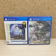 PS4ソフト プレイステーション4 MONSTER HUNTER モンハン WORLD ワールド アイスボーン マスターエディション 2枚セット