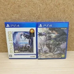 PS4ソフト プレイステーション4 MONSTER HUNTER モンハン WORLD ワールド アイスボーン マスターエディション 2枚セット