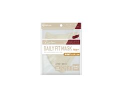 아이리스 오야마 입체 마스크 5장입 보통 사이즈 폭 약 12×높이 약 14 cm DAILY FIT MASK Filter+ 데일리 피트 필터 플러스 숨쉬기 쉬운 작은 얼굴 부드러운 이끈 펄 베이지×보르도 IRIS OHYAMA RN-H5SUF