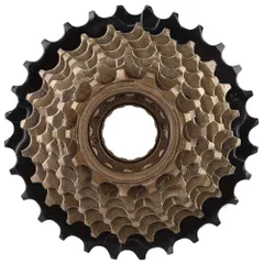212 【中古・美品】 SUNTOUR　6S　ボスフリー＆チェーンセット Yahoo!オークション -「ボスフリー 6s」(スプロケット) (ギア