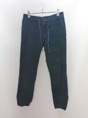 ◇ URBAN RESEARCH ITEMS コーデュロイ　ウエストゴム　ストレッチ　ジョガーパンツ サイズ36 ネイビー系 レディース E  【1303290026699】