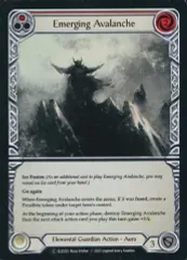 【中古】Flesh and Blood ELE025[C]：(Rainbow Foil)Emerging Avalanche (1)