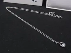 4℃ ヨンドシー SV925 ラインストーン ネックレス ペンダント アクセサリー レディース シルバー系 DJ5755のサムネイル
