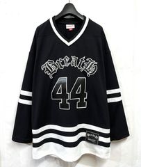 BREATH x Mitchell&Ness｜ブレス ミッチェルアンドネス LOGO HOCKEY JERSEY ホッケージャージー トップス BADHOP