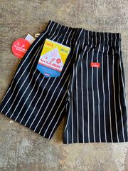 COOKMAN SHORT PANTS 新品　strip ストライプ  ブラック