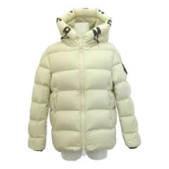 MONCLER モンクレール DUBOIS/デュボア・ダウンフード ロゴ ジャケット/E20914131585/2/ホワイト【♂】【B】【メンズ】★■544124【中古】