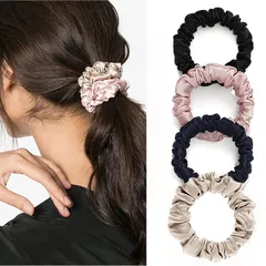 slefancy シュシュ ヘアゴム 髪ゴム ボリューム サテン ヘアアクセサリー 大きめ おしゃれ 大人 髪留め レディース エレガント 髪飾り 静電気防止 髪に優しい ギフト(4個セット)
