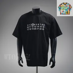 【今日WTO】MaisonMargiela 25ss ナンバー 3 プリント T シャツ-RU39