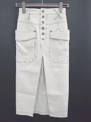 ◇ REDYAZEL レディアゼル スリット ロング タイト スカート 表記なし ベージュ レディース P  【1406180055196】