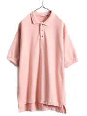 【お得なクーポン配布中!】 90s ドッカーズ リーバイス 半袖 ポロシャツ XL 無地 ピンク オールド