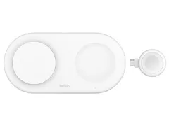 【新品・2営業日で発送】BELKIN WIZ022qcWH BoostCharge Pro Qi2 3-in-1 ワイヤレス充電器 ホワイト WIZ022qcWH USB Power Delivery対応 ／3ポート ／15W 