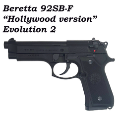 【タナカ】 Beretta 92 SB-F Hollywood Version EVO2 HW モデルガン