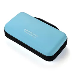 LIOVODE 96枚収納 CDケースポータブルEVA blu-ray ディスク収納ケース 大容量 DVD/VCD 収納 (96枚, スカイブルー 96) 0