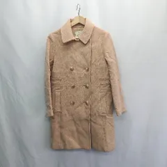 ◇ ⊇ UNITED ARROWS ユナイテッドアローズ ウール混合 長袖 コート サイズM キャメル系 レディース E  【1503050034647】