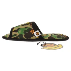 A BATHING APE (アベイシングエイプ) Room Shoes Slippers Baby Mailo Camo エイプBAPE ベビーマイロ ルームシューズ スリッパ迷彩柄 カモフラのサムネイル