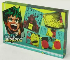 【中古】アクリルスタンド・アクリルパネル 緑谷出久 アクリルブロック “HEROES”(2023) 「僕のヒーローアカデミア」