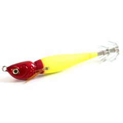 Anisakis アニサキス アニサキスッテ ANISAKISUTTE 15号 75mm 56g イカエギ イカメタル オモリグ スッテ 胴付き 船釣り イカ 烏賊喰 釣り ルアー #02 赤 / 黄 (夜光)