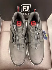 【新品未使用品】フットジョイ MEN'S ハイパーフレックス BOA ゴルフシューズ スパイクレス メンズ 靴 FOOTJOY ブラック（葛西店）