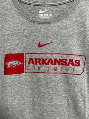 NIKE 古着 アーカンソー カレッジT グレー M