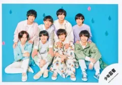 【中古】生写真(ジャニーズ) 少年忍者/集合(8人)/横型・全身・トレカサイズ/「ミニフォト」/Greeting mini Photo Collection 2021/公式生写真