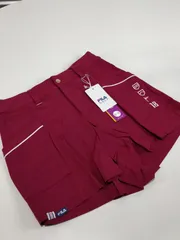 フィラ◆レディース キュロット スカート ゴルフウェア ボトム 赤 ブラウン