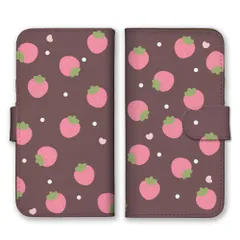 OPPO Reno 13A ケース 手帳型 オッポリノ 13A スマホケース 携帯ケース いちご 苺 イチゴ ドット柄 パステル かわいい 可愛い おしゃれ カラー09