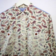 極美品 エトロ ペイズリー柄 ボタン ラグジュアリー ダウンシャツ イタリア製 極美品 エトロ ペイズリー柄 ボタン ラグジュアリー ダウンシャツ
