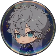 【中古】バッジ・ビンズ 瀬名泉(チェックメイト衣装) 「あんさんぶるスターズ!! 追憶セレクション チェックメイト×animatecafe トレーディング描き起こしビジュアル オーロラ缶バッジコレクション」