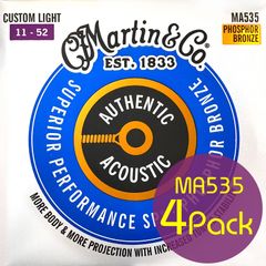 MARTINマーチン MA535 カスタムライト アコースティックギター弦 ×4