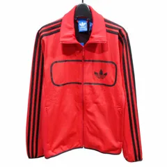 アディダスオリジナルス adidas originals タグ付 ダイバー トラック トップ ジャケット ブルゾン ロゴプリント M30170 L 赤 レッド 0508