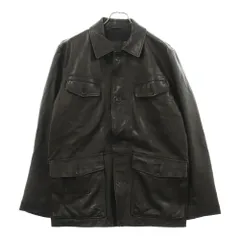 Timberland (ティンバーランド) フロントマルチポケット カウレザー ジャケット ブラックのサムネイル