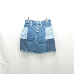 ◇ ⊂ CECIL MaBEE セシルマクビー デニム系 ミニ丈 タイト スカート サイズM ブルー系 レディース E  【1501230005043】