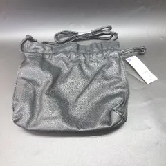 ◇ Θ GU ジーユー 巾着バック ショルダーバック ブラック レディース E  【1410290063347】