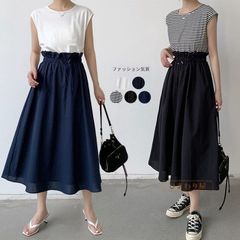 ワンピース レディース フレンチ スリーブ Ｔシャツ ワンピ ウエスト ドロスト ロング丈 スタイルアップ 高見え デイリー お出かけ 公園 大