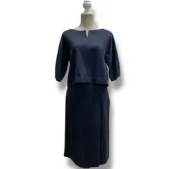 Ballsey ボールジィー トゥモローランド トップス スカート セットアップ 日本製 紺 ネイビー フォーマル 入学式 卒業式 レディース 春 ゴーゴー古着久喜倉庫店 30 No.452