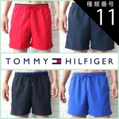 種類11:Primary　Red　レッド/S 水着 メンズ サーフパンツ ビーチショーツ 海パン ハーフパンツ ショートパンツ 短パン トミーヒルフィガー 水陸両用 TOMMYHILFIGER