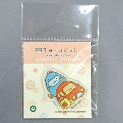 [중고] 스티커 스티커 도가게 & 돈까스 & 새우 후라이의 꼬리 아크릴 스티커 [영화 스미코구라시 츠기하기 공장의 신비한 코]