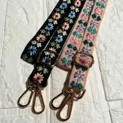 インド刺繍リボン　ショルダーストラップ　ショルダーベルト　ハンドメイド　＊No.7