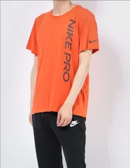 ナイキプロ バーンアウトTシャツ  マントラオレンジ