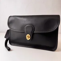 極美品 vintage coach old usa 黒 クラッチバッグ 極美品 vintage coach old usa 黒 クラッチバッグ