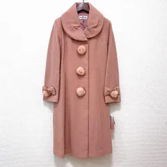 #wnc ギャラリービスコンティ GALLERY VISCONTI コート 2 ピンク系 ファー リボン レース タグ付き 美品 レディース [881365]のサムネイル