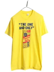 【お得なクーポン配布中!】 デッドストック 80s USA製 企業物 イラスト プリント Tシャツ L 小さめ メンズ レディース M ヴィンテージ キャラクター シングルステッチ