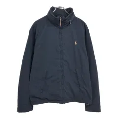 Polo by Ralph Lauren ポロ ラルフローレン ウォームアップジャケット ネイビー(メンズ L)中古 古着 V1778