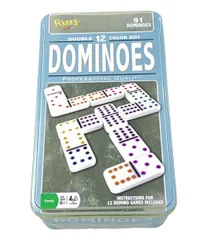 ダブル12 カラードット ドミノ ボードゲーム テーブルゲーム Fundex