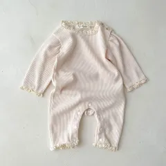 ☆ オフホワイト ☆ 90cm ☆ ロンパース セレモニードレス ベビー服 ロンパース ベビー 長袖 赤ちゃん ベビー服 女の子 男の子 長袖ロンパース ベビーロンパース カバーオール おしゃれ オシャレ 可愛い かわいい 新生児 退院着 セレモニードレス