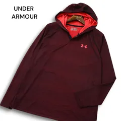 UNDER ARMOUR アンダーアーマー 通年 heatgear★ ストレッチ フーディー パーカー プルオーバー Sz.MD メンズ トレーニング