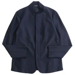 極美品●2020年製 黒タグ EMPORIO ARMANI エンポリオアルマーニ トラベルエッセンシャル ブルゾン/ジャケット ネイビー 48 正規品 メンズのサムネイル