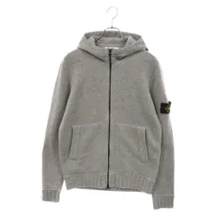 STONE ISLAND (ストーンアイランド) Hooded Cardigan フーディーニットカーディガン グレー 6715525A3のサムネイル